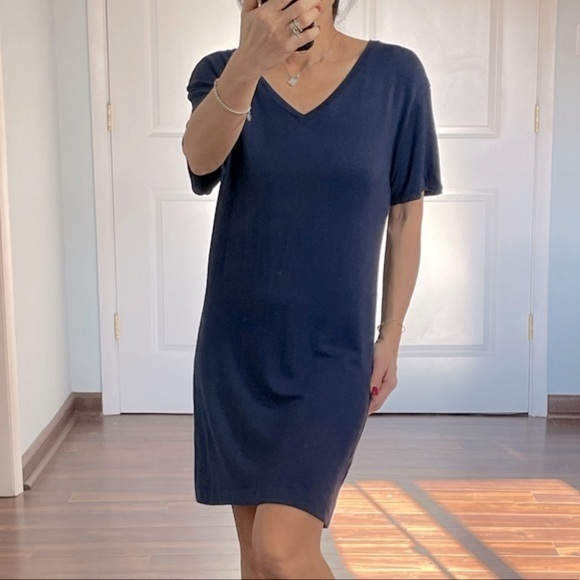 Lou&Grey Signature Soft Short Sleeves Tee Dress size XS - Picture 1 of 10